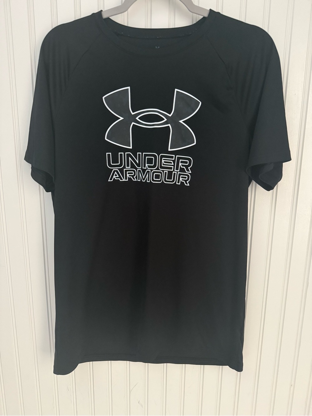 Under Armour Black Short Sleeve Logo Tee